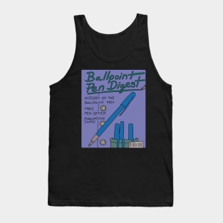 Ballpoint Pen Digest Magazine Tank Top